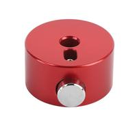 Drum Cymbal Quick Release Cap | Aluminum Alloy Cymbal Nut Fixing Buckle | Secure Fixation for Drums/Percussion | Compact Design, Easy Install (Red)