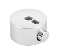 Drum Cymbal Quick Release Cap Aluminum Alloy Replacement Drum Cymbal Fixing Buckle Compatible Percussion Instrument for Drummers and Beginners (Silver)