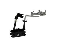 Drum Cymbal Stand Mic Mount Holder with Rotating Ball Rod, Universal Adjustment Mic Adapter for Percussion, Stable Wear Resistant Performance Gear