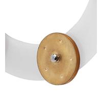 Drum Cymbals Hi Hat Tambourine Stainless Steel Bells Percussion Instrument Accessories for Set Performance Drummer Metal Rubber Durable Bright Jingle Sound Kit