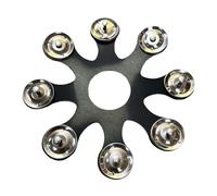 Drum Cymbals Set, Hi-Hat Kit Cymbals, Black Mountable Stainless Steel Drum Cymbals, Rustproof Drum Accessories, Multifunctional Cymbals for More Rhythm, Hi-Hat Accessories