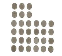 Drum Dampeners Gel Pads Silicone Drum Silencers Sound Dampening Muffler Pads Reduce Shock for Drum Cymbal Percussion Instruments Soft Safe Durable 30Pcs (Black)