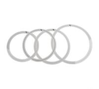 Drum Dampening Rings 4-Pack Muffle Overtones 10-16in(A)