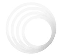Drum Damping Rings - Snare Drum Set, Percussion Rings for Harmonic Control, Studio Sound Dampers for Drum Kit, Professional Silencers for Rul, white, Please refer to the description, Please refer to