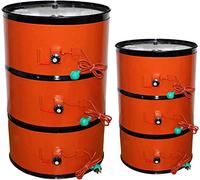 Drum Electric Heat Wrap Hot Heating Pad, Metal Oil Drum Heater for Industrial Application - 120v/220v Silicone Pail Heater with Adjustable Rotary Thermostat