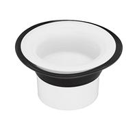 Drum Enhancer ABS Rubber Bass Drum Kick Booster with Protective Sticker, Compact Bass Drum Enhancer for Enhanced Low End Frequency and Impact on Drum Kit (White)