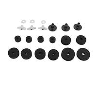 Drum Felt Pads - Durable Metal and Felt Cymbal Protection Set with 21 Pieces Including Washers Nuts Sleeves for Drum Kits (type 2)