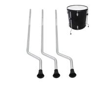 Drum Floor Legs - Drum Leg Replacement | 3 Anti-Slip Drum Legs for Floor Support | Percussion Drum Floor Support Legs | Bass Drum Fitting Part for Musical Education Entertainment