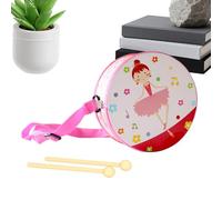 Drum for | Rhythm Development Game, 15cm Wooden Drum Toy Adjustable Shoulder Strap - for Boys and Girls 2-5 Years Old Education Early Education Birthday Home Nursery Room