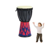 Drum - Hand Carved Bongo, Traditional Percussion | Vintage Portable Professional Goat Kin Drum for Children Adults Beginners Ideal Arabic Hand Drum for Music Class Gift