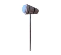 Drum Hardware Beater Head Replacement Single Piece with Metal Rod Build for Drummers, Music Rooms, and Rehearsal Use Drum Pedal Beater Replacement Bass Head Kick Pedal Spare Part Hardware Maintenance