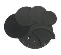 Drum Heads Set 10PCS, Soundproof Foam Rubber Mesh Thicken Mute Pads for Snare Drum Volume Reduction