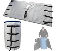 Drum Heater Blanket 2000W/4000W Adjustable 0-150°C, Insulated Heating Wrap for 55 Gallon/275 Gallon Oil Drums, Waterproof, Energy-Saving
