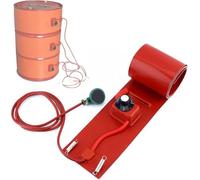 Drum Heater for 220V Honey Oil Barrel - Electric Heat Wrap with Adjustable Thermostat, Silicone Pail Heating Pad