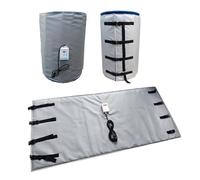 Drum HeaterHeavy Duty Metal Oil Drum Silicon Heater Barrel Band Heat Pad with Digital Thermostat, Temperature Range