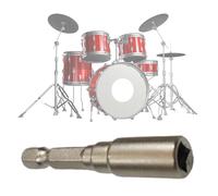 Drum Key Drill Bit, Magnetic Head Drill Bit Drum Wrench | Drum Accessories Percussion Hardware Tool for Hand Exercises, Music Lover, Screwdriver