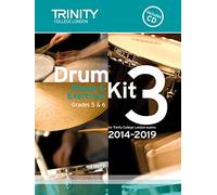 Drum Kit 2014-2019 Book 3 Grades 5 & 6 (With Free Audio CD): Percussion Teaching Material