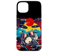 Drum Kit Artwork Electronic Drums Case for iPhone 15 Plus