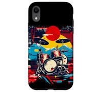 Drum Kit Artwork Electronic Drums Case for iPhone XR