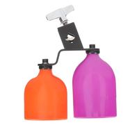 Drum Kit Cowbell Accessory High Low Tone Percussion Block for Music Lovers Durable Material for Teaching Instrument Skills Replacement for Old Cowbells