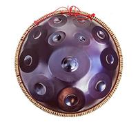 Drum Kit,Handpan Steel Tongue Drum 12 Notes Percussion Drum with Handpan Stand, Handpan Case, Durable Mallets and Dust-Free Cloth, A