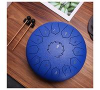 Drum Kit,Steel Drum Instrument 12 Inch 13 Notes Tongue Drum for Beginner, Panda Drum for Music Education, Mind Healing, Yoga Meditation,Blue