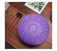Drum Kit,Steel Drum Instrument 12 Inch 13 Notes Tongue Drum for Beginner, Panda Drum for Music Education, Mind Healing, Yoga Meditation,Purple