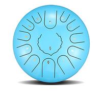 Drum Kit,Tongue Drum Upgraded Carbon Steel Percussion Drum for Beginner, 12-Inch 13 Notes Handpan Drum - Music Education,Mind Healing, Yoga Meditation,Skyblue