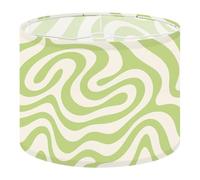 Drum Lamp Shade Large Lampshade Abstract Wavy Seamless Trendy Retro Psychedelic for Floor Lamps Table Lamps Pendant Light Linen Lampshades Replacement Bedside Light Shades
