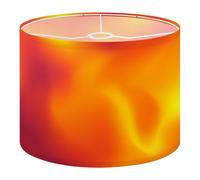 Drum Lamp Shade Large Lampshade Backdrop Light Fire Orange Yellow Red Pink Color Abstract Hot for Floor Lamps Table Lamps Pendant Light Linen Lampshades Replacement Bedside Light Shades