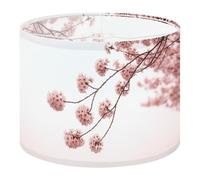 Drum Lamp Shade Large Lampshade Cherry Blossom Soft Focus Season Japan for Floor Lamps Table Lamps Pendant Light Linen Lampshades Replacement Bedside Light Shades