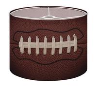 Drum Lamp Shade Large Lampshade Close up White Stitches an American Football for Floor Lamps Table Lamps Pendant Light Linen Lampshades Replacement Bedside Light Shades