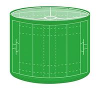 Drum Lamp Shade Large Lampshade Rugby Field Top View Correct Proportion for Floor Lamps Table Lamps Pendant Light Linen Lampshades Replacement Bedside Light Shades