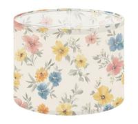 Drum Lamp Shade Large Lampshade Vintage Seamless Floral Ditsy Style Small for Floor Lamps Table Lamps Pendant Light Linen Lampshades Replacement Bedside Light Shades