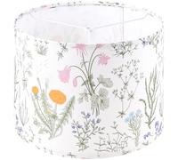 Drum Lampshades Floral Printed Lamp Shades - 13" x 13" x 10" - Ideal for Table & Floor Lamps - Natural Linen- Hand Crafted - Modern Lamp Shade Decor - Assembly Required By GO&SO