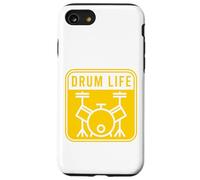 Drum Life Drumming Band Drumsticks Musical Drums Case for iPhone SE (2020) / 7/8