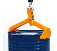 Drum Lifting Clamp for 30-55 Gallon Steel and Plastic Drums, 1100 LBS Vertical Drum Lifter with Alloy Steel Barrel Hook Spreader
