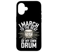 Drum Major Attitude Rhythm Phrase Case for iPhone 16