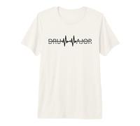 Drum Major Heartbeat Marching Band Season Director Premium T-Shirt