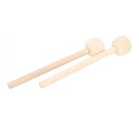 Drum Mallets with Felt Head and Handle, 1 Pair Snare Drum Mallets Percussion Instrument Practice Rhythm Work Rehearsal Setup Music Room Use Replacement Drumstick Accessories