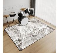 Drum Mat 120x170cm,Drum Rug Rectangular,Soundproof Mat For Electronic Drums,Non-Slip Drum Rugs Protect Floors,Drum Mats For Drum Accessories,Piano,Electronic Drums,Electric Drum Kit (Multicolour 6)