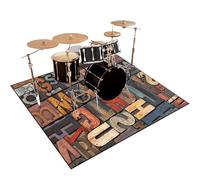 Drum Mat Non-Slip Drumming Drum Rug for Floor Protection, Drum Carpet for Drummers, Soundproof Blanket For Bass Drum Snare Jazz Drum Kit, 160 x 140 cm Sound-Absorbing Mat for Electronic Drum