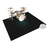 Drum Mat Soundproof Mat, Sound-absorbing Mat, Drum Carpet, Drum Rug soundproof Blanket Professional Electronic Jazz Drum Kit for Bass Drum Snare and Other Musical Instrument Mat 100 x 80 cm