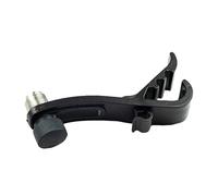 Drum Microphone Clip - ABS Metal 4.57x0.91x1.81in Adjustable Holder, Textured Button, Secure Edge Mount | Universal Percussion Microphone Clamp For Snare, Bass, Tomdrum, Band, Studio, Live Performance