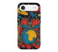 Drum Music Abstract Art Case Compatible with iPhone 17/17 Air/17 Pro/17 Pro Max TPU Protective Cover Anti-Scratch
