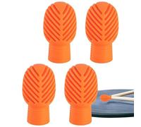 Drum Mute - 1.26 Inches, 4 Pieces Silicone Drumstick Head Cover | Silent Practice - Drum Twilight - Hard Abrasion Resistant | Drum Pad Silencer - Beginners Drums