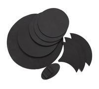 Drum Mute Pads 10pcs/set Rubber Drum Mute Pad Snare Jazz Drum Sound Off Quiet Mute Silencer Practice Pads Set Marching Snare Drums Accessories For Travel Practice Use