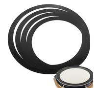 Drum Mute Pads - Drum Practice Pad | Drum Pad | Drum Control Rings | Percussion Snare Drum Dampers | O-Rings Drum Silencer | Remo Drum & Percussion Accessories Gift Set for Friends