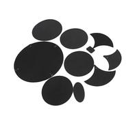 Drum Mute Pads Silencers Drumming Rubber Foam Practice Pad Dampeners Marchings Accessories Easy Use Rubber Foam Drum Practice Noiseless Drumming