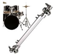 Drum Pedal Connector, Alloy Drum Linkage, Double Drive Shaft, Heavy Duty Hardware, Studio Instrument Part, Drumming Performance Gear, Kick Pedal Component Link for Kick Instrument Use